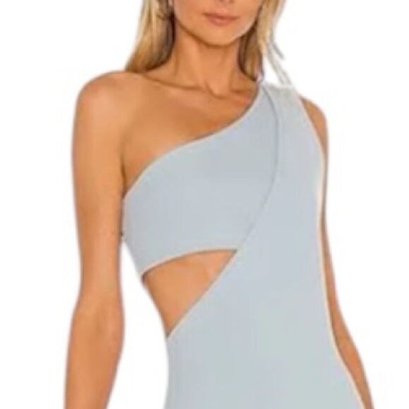 NWT Atoir Revolve TIME STANDS STILL SLEEVELESS Maxi DRESS POWDER BLUE Size 4 - Picture 3 of 13